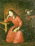 Francisco de Zurbaran, the girl virgin asleep